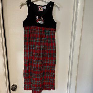 Walt Disney Company Christmas Long Children's Dress, Size M (8-10)